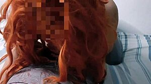 I Give My Stepbrother a Nice Handjob and Show My Tits