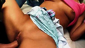 Nikky Thorne gets gangbanged, taking three cocks at once! 😱