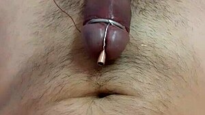 Young exotic amateur with small waist achieves amazing solo orgasm with uretal toy 😍