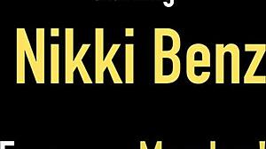 Nikki Benz fingers herself in the jacuzzi shower