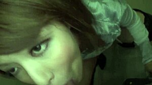 exploring the heavenly blowjob boundaries with the innocent asian girl he met at the park