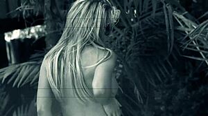 Aubrey Adams rubs herself and fucks outdoors in the sun! So hot!