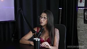 compilados da luciana picchi no bora cast com bruna carlos e matheus caetano parte 1 watch on sheer red 😊