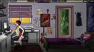 Jane encounters depraved subway incident in hentai game