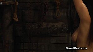 curvy big natural boobs lesbian slave washed and oiled