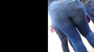 culona en jeans apretados teen with big candid ass