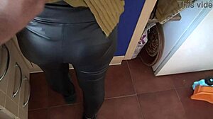 Stepmother Shows Hairy Pussy