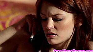 Redhead Babe Gets Pussy Fingered By Cute Teen!