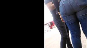 culona en jeans apretados teen with big candid ass