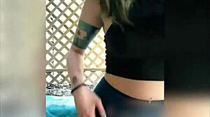 Fucking My Pierced Pussy Outside Like A Slut!