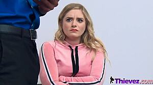 custody taken for hot shoplifter teen 18+