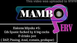 spanish girl gets fucked by 4 big cocks in anal atm prolapse 😈