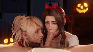 final fantasy girls blowjob compilation