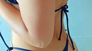 SHOWER TIME WITH BEAUTIFUL TANNED LATINA!!