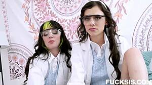 my stepsisters make a shocking request for a hardcore threesome night