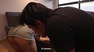 MEXICAN ALDO MORENOX RENTS APARTMENT TO SEXY BUSTY LATINA SILVANA LEE