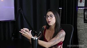 compilados da luciana picchi no bora cast com bruna carlos e matheus caetano parte 1 watch on sheer red 😊