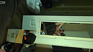 Enjoying private solo time with personal pleasures