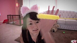 Cute Little 18+ Japanese Slut Chinami Kasai Serves Her Masters