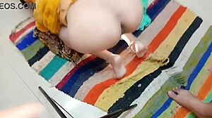 Step Sister Sits On Step Brother's Penis, Jumping To Cool Her Pussy's Heat