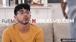 Watch This MILF Devour Stepdaughter's BF Cock!