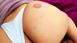 washed uterus with cum shot inside pussy