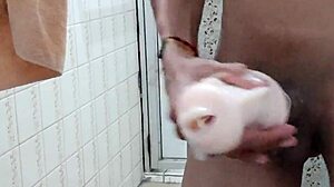 I fuck sex toy imagining sister-in-law's rich mouth