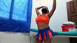 My Stepdaughter with a Plug in Her Ass Moves It So Nicely