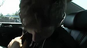 She warmed up her guys by slurping their big schlongs, taking turns blowing each one deeply.