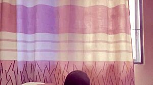 big ebony girl enjoys solo pleasure