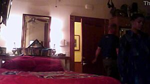 Blue has hardcore sex on candid camera