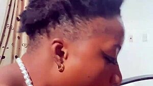 Naija Babe Candy Sucks Huge Monster Cock Deeply