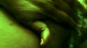 Bbw masturbates horny pussy in doggy position with cock