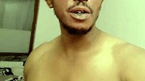 Bbw masturbates horny pussy in doggy position with cock