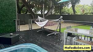 Beautiful Brunette Babe Seduces Friend With Boobs