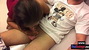 Guy Can Not Wait For Perfect Blowjob By Horny Big Boobs Asian Girlfriend