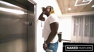 Thick Ebony Redhead Ms Redx Craves Monster Cock