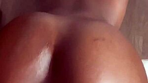 She sucks BBC then gets doggy fucked