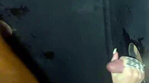 i and my redhead friend suck at the swing house glory hole while cuck films