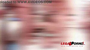 ginebra bellucci intensely assfucked by four guys then gangbanged by ten