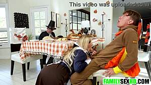 step family enjoys taboo thanksgiving together