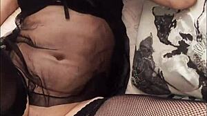 Wife In Stockings In Amateur Video