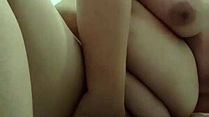 The Asian Vietnamese Girl Feels Overwhelming Pleasure and Pain Inserting Bottle into Her Tight Shaved Pussy