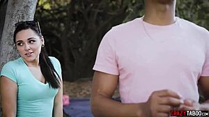 i watch the creepy voyeur spy on young interracial couple raw fucking