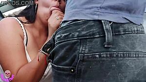 Maya says, I met a hot guy and sucked his cock on the street.