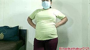 Young Mature Amateur Girl With Big Natural Tits Performs Sexy Nude Dance At Home