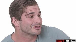 Hot Blonde Teen 18+ Fucked By Lucky Husband While Milf Masturbate