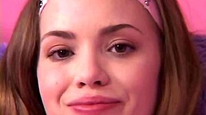 little april solo teen fingers her tight shaved pussy deeply