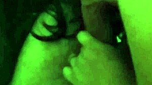 After a nice massage, she starts riding his member