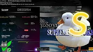 Osu Mania Score by Culitoriko7u7 with Anhedonia Mod at 95x Epsilon Jack